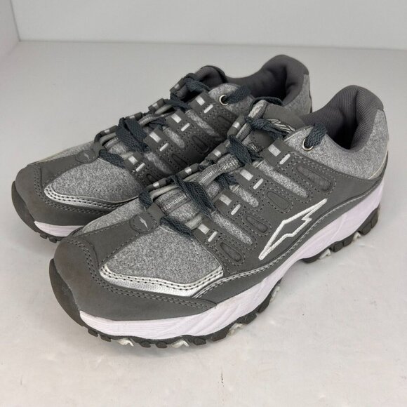 Avia Womens WMAI27ES015 Elevate Gray Memory Foam Lace Up Size 6.5 Trainers Shoes - Picture 1 of 9